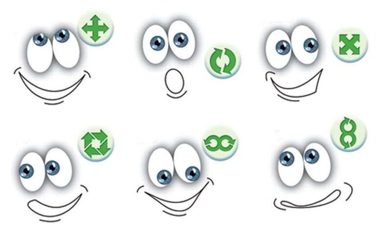 szemgyakorlatok a látás helyreállítására